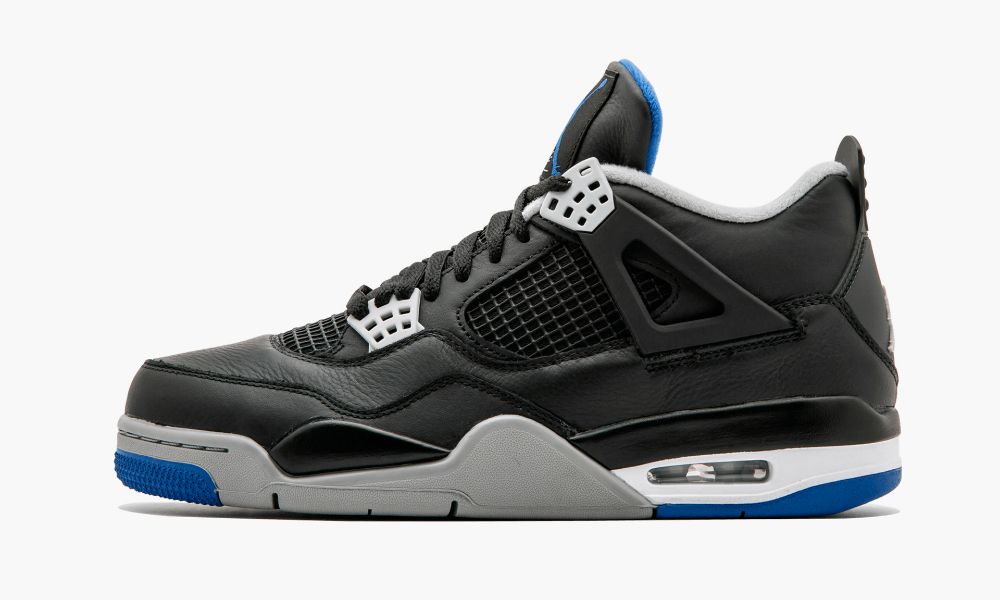 Sapatos Nike Air Jordan 4 Retro "Alternate Motorsports" Masculino Pretas Azul Marinho Prateadas | Portugal-3186942