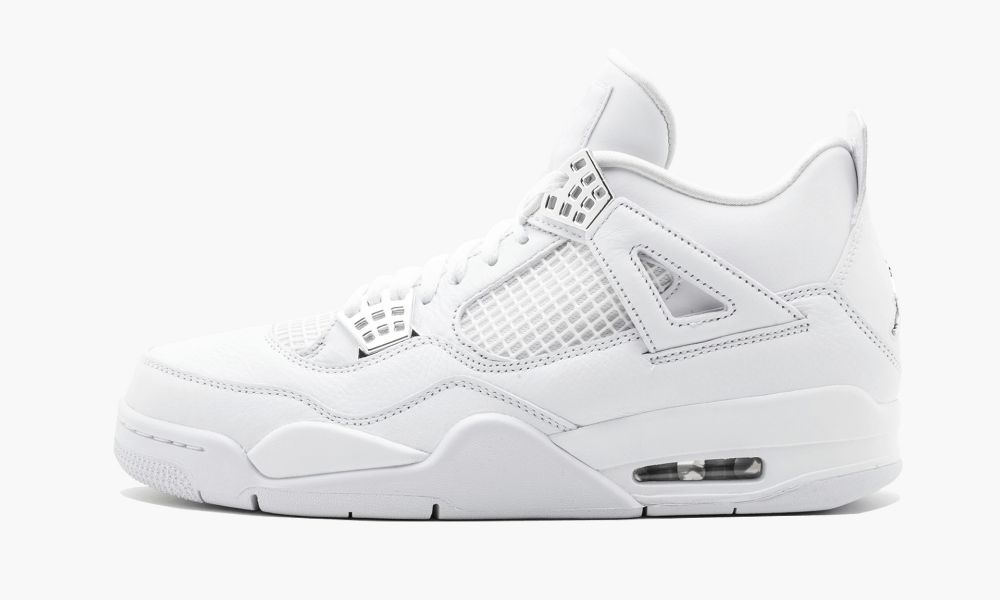 Sapatos Nike Air Jordan 4 Retro "Pure Money" Masculino Branco Prateadas | Portugal-4721965