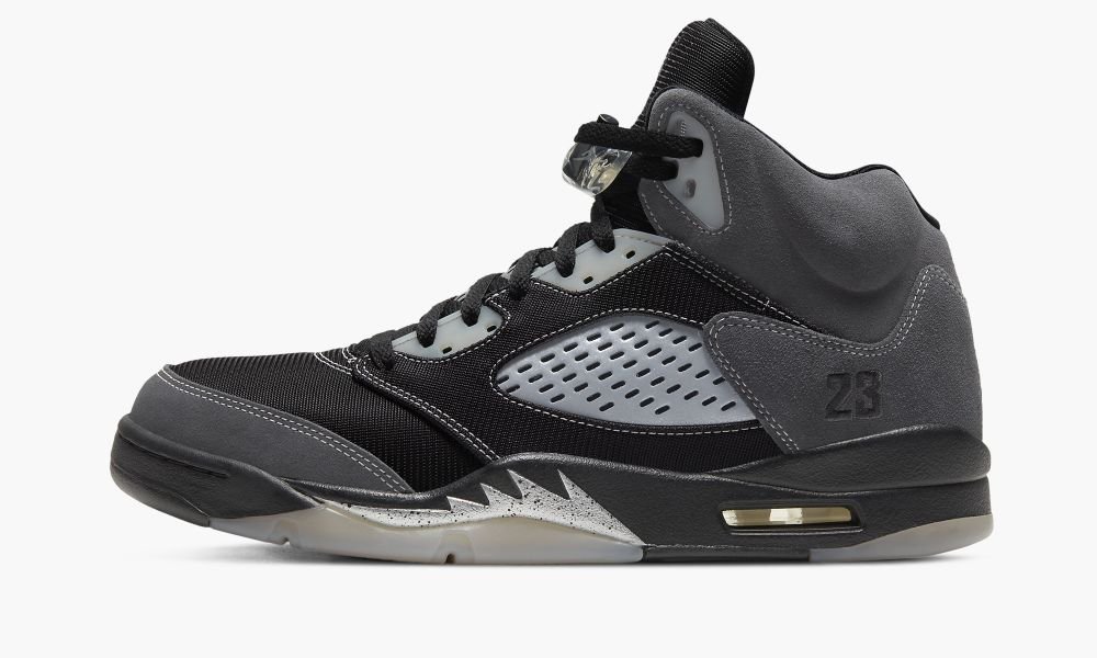 Sapatos Nike Air Jordan 5 Retro "Anthracite" Masculino Pretas Cinzentas Cinzentas Escuro | Portugal-2159360