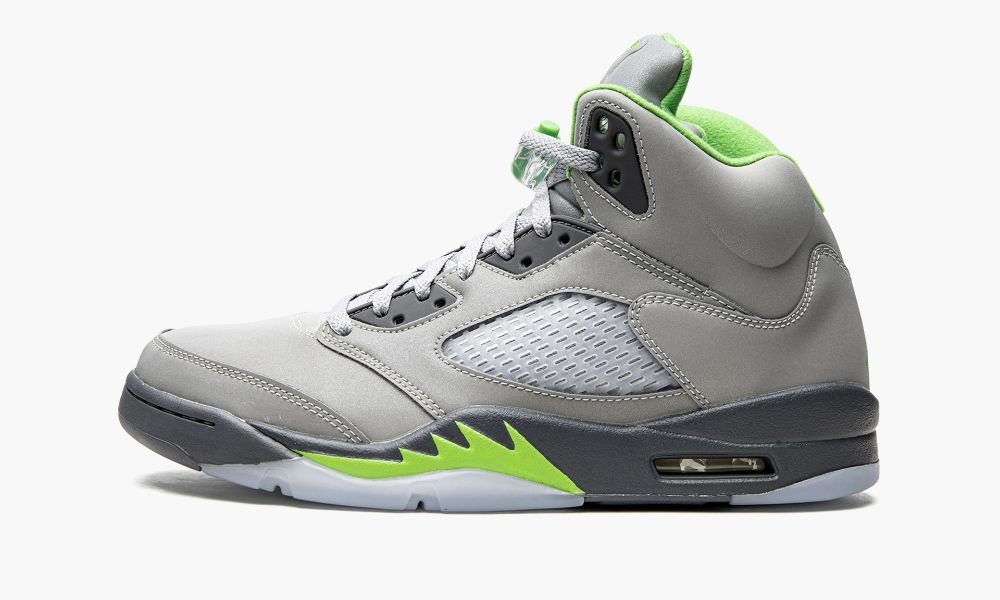 Sapatos Nike Air Jordan 5 Retro "Green Bean 2022" Masculino Verdes Prateadas Cinzentas | Portugal-5093287