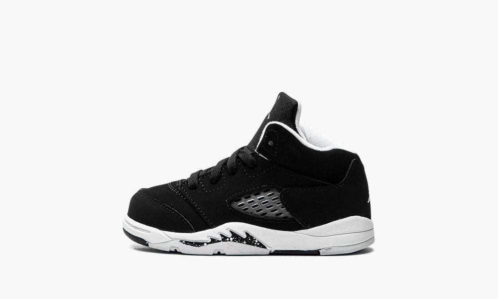 Sapatos Nike Air Jordan 5 Retro TD "Oreo 2021" Criança Pretas Branco | Portugal-7514963