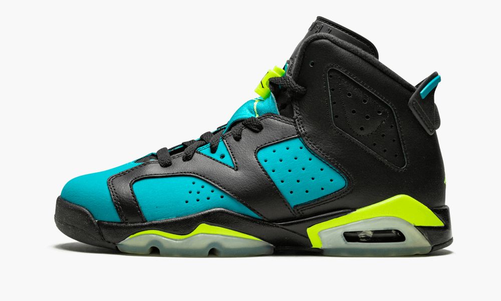 Sapatos Nike Air Jordan 6 Retro GG "Turbo Green" Criança Pretas Verdes | Portugal-1208369