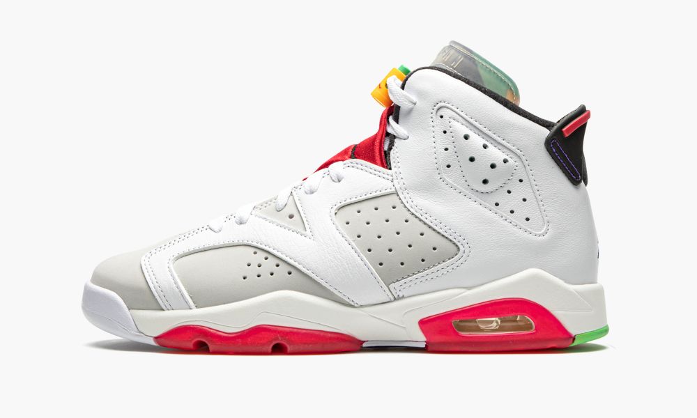 Sapatos Nike Air Jordan 6 Retro GS "Hare" Criança Pretas Branco Cinzentas | Portugal-5802739