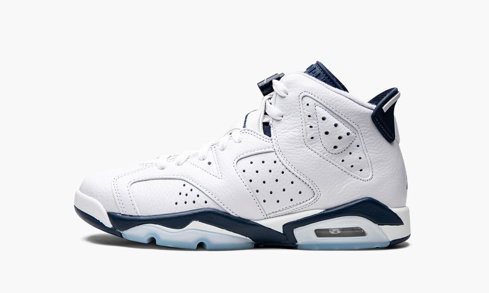 Sapatos Nike Air Jordan 6 Retro GS "Midnight Navy 2022" Criança Branco Azuis Azul Marinho | Portugal-7451809