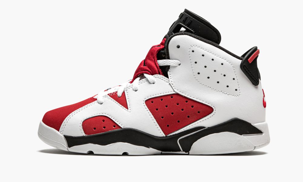 Sapatos Nike Air Jordan 6 Retro PS "Carmine 2021" Criança Pretas Vermelhas Branco | Portugal-9570843