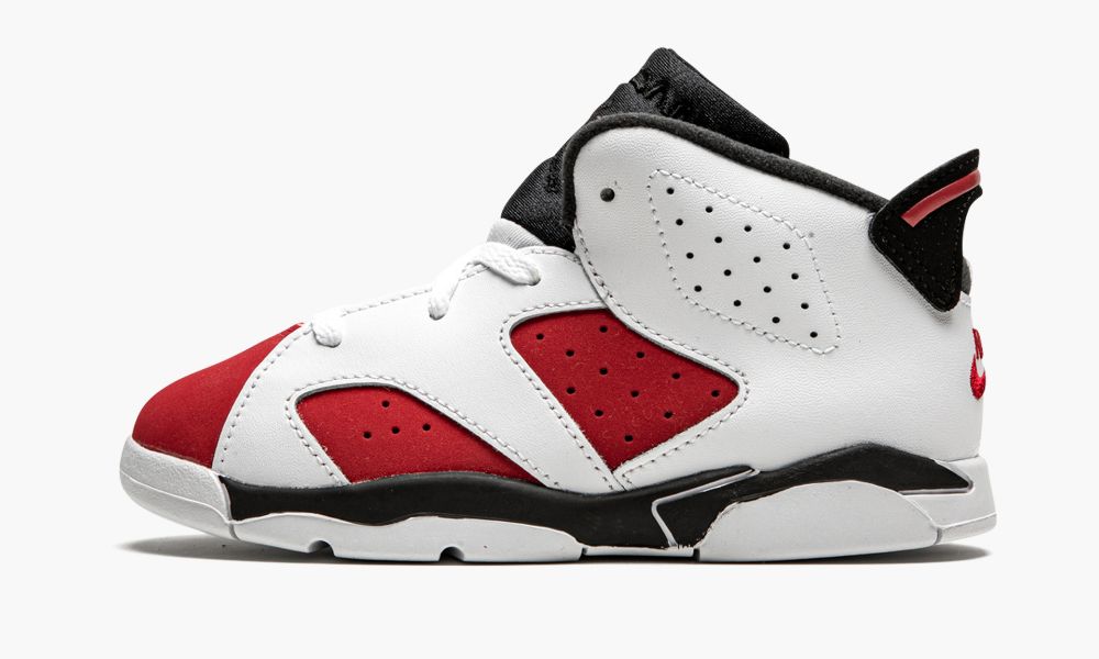 Sapatos Nike Air Jordan 6 Retro TD "Carmine 2021" Criança Pretas Vermelhas Branco | Portugal-7854963