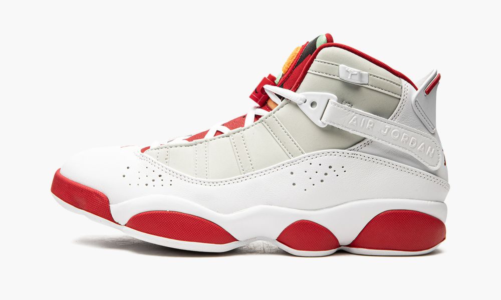 Sapatos Nike Air Jordan 6 Rings "Hare" Masculino Pretas Vermelhas Branco Prateadas | Portugal-8130569