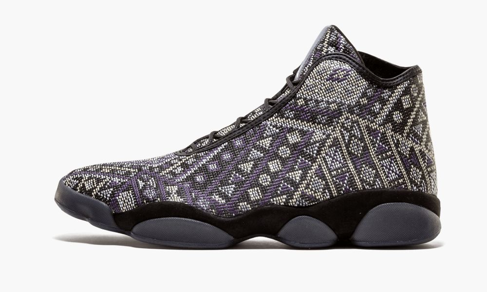 Sapatos Nike Air Jordan Horizon Premium Masculino Pretas Roxo Cinzentas | Portugal-4086719